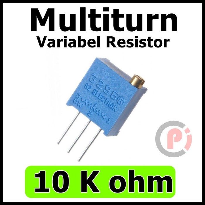 Multiturn Variabel Resistor 10K ohm 10000 ohm 10 K Trimpot Multi Turn