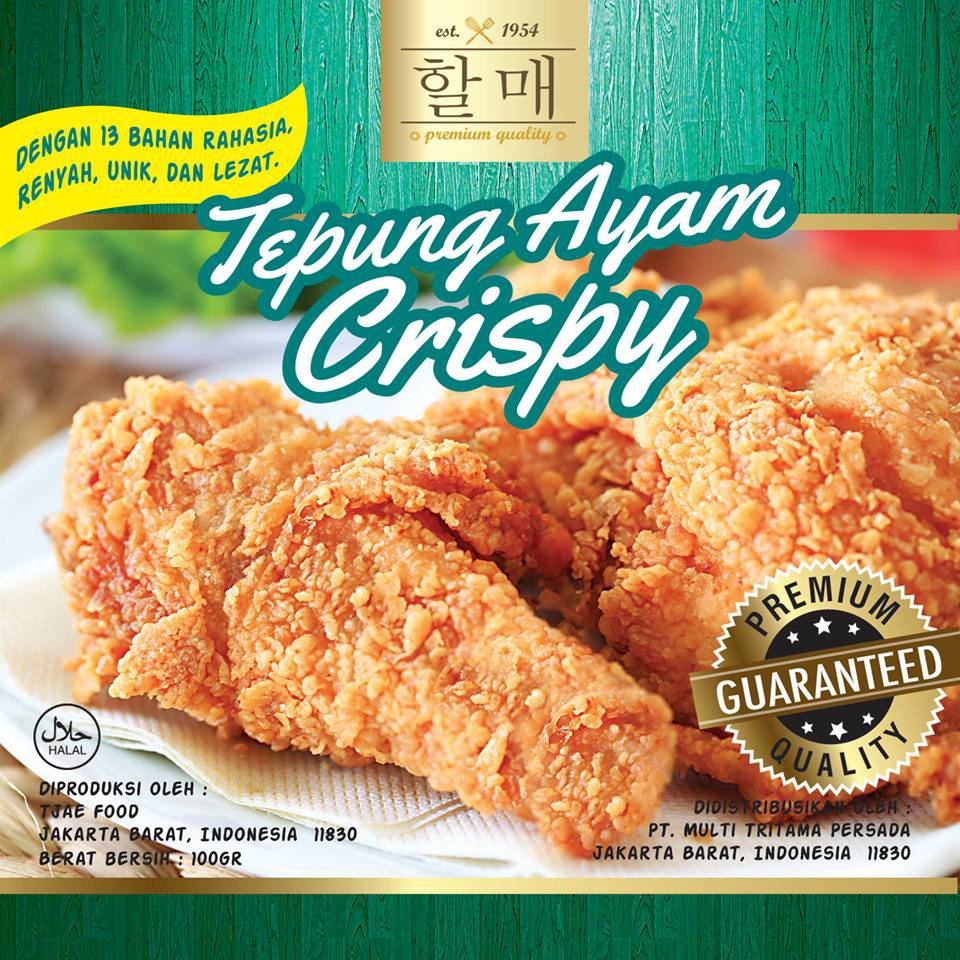 

Tepung Halmae Ayam Crispy Kemasan 1 Kg