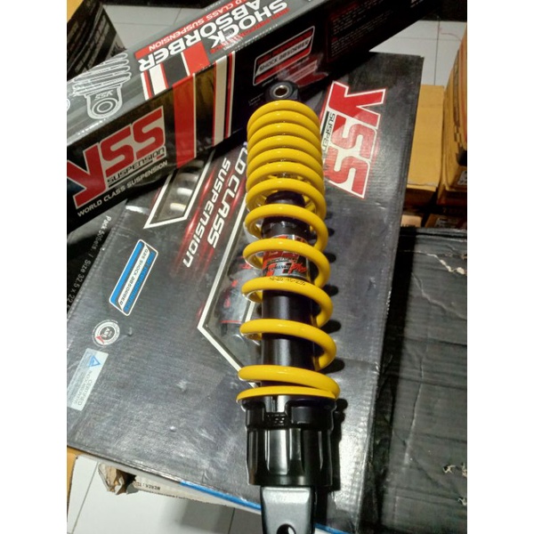 SHOCK YSS PRO PLUS 330MM VARIO 125 BEAT FI SCOOPY FI VARIO 150 BLACK/YELLOW