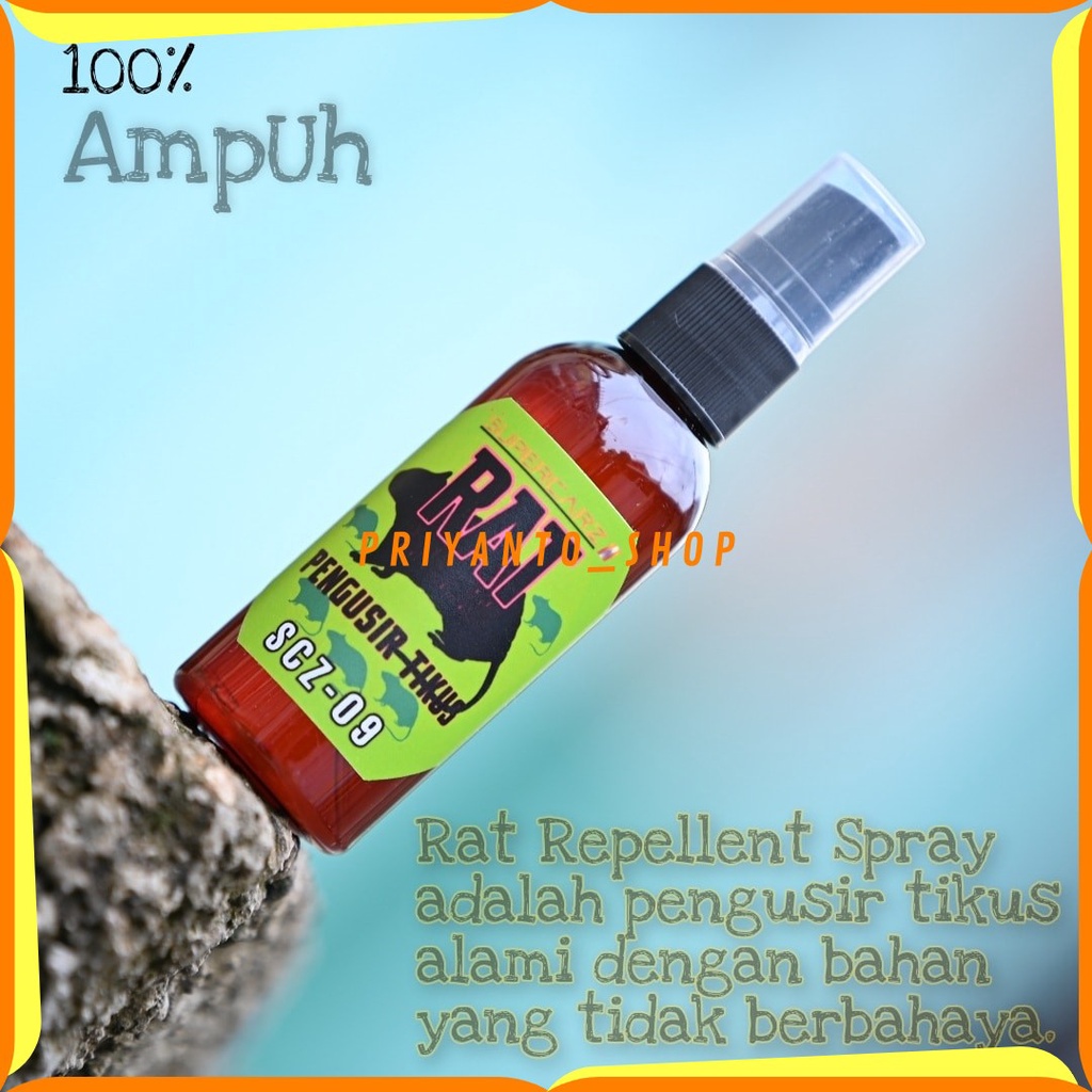 Rat Repellent Spray Penghusir Tikus, Pembasmi Tikus 100% Ampuh