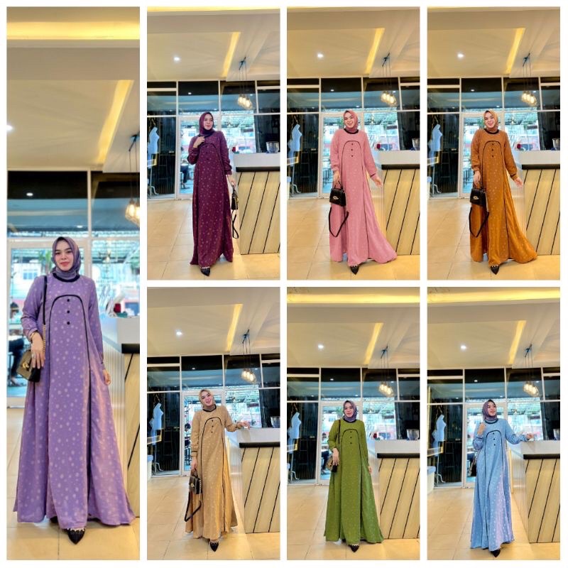 Dress Produk HMF ORI Model Yuliana Dress