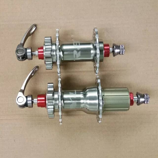 AS RODA SEPEDA HUB FREEHUB JANGKRIK XLR8 H32 TITANIUM-MERAH
