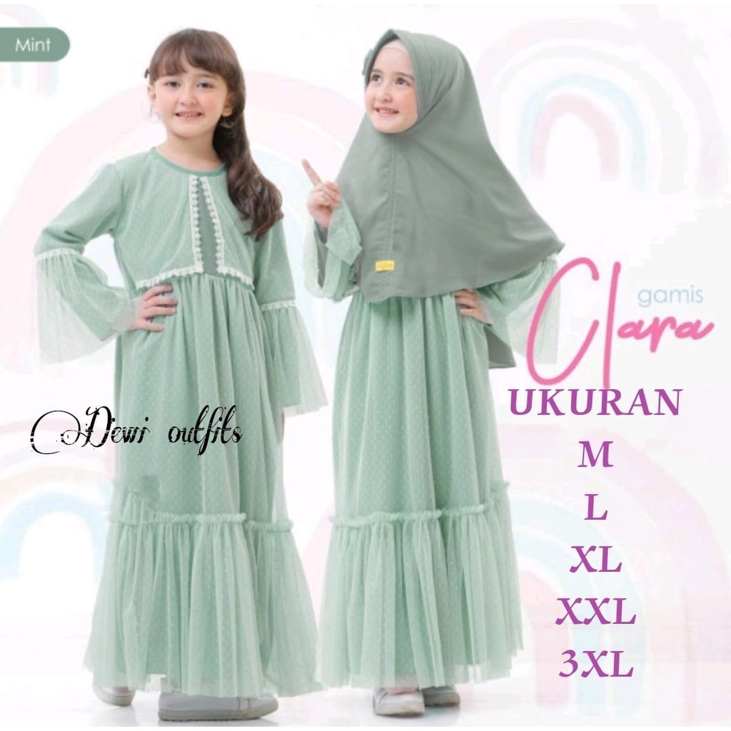 Gamis Putih Baju Muslim Putih Anak Gamis Putih Anak Jubah Putih Anak Perempuan Gamis Muslim Anak Gam