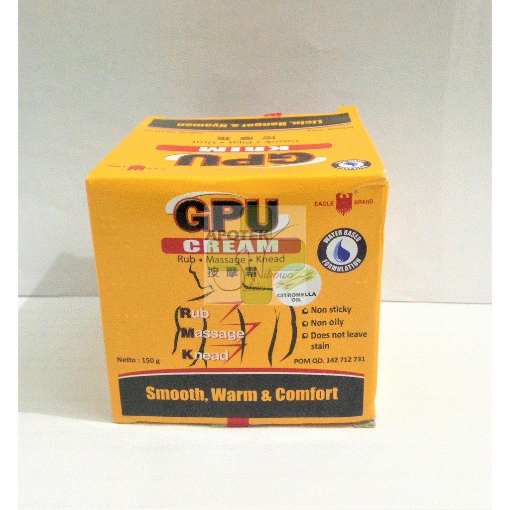 Balsem Otot GPU Cream Sereh 150 gr