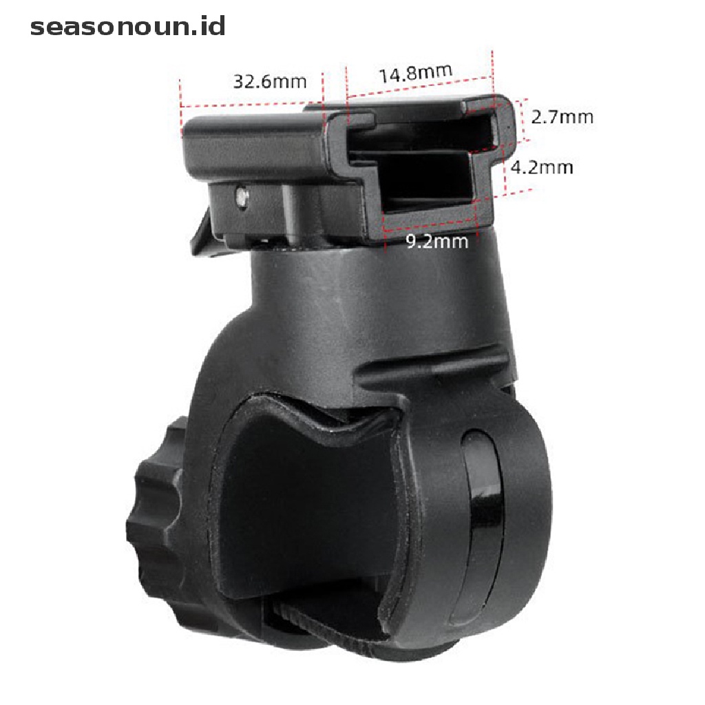 (seasonoun) Bracket Adapter Mount Holder Lampu Depan Sepeda