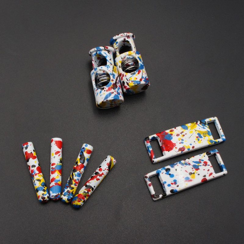 

KIPZKAPZ Set Gift Box - Tips - Locks - Dubraes - White Rainbow Splatter
