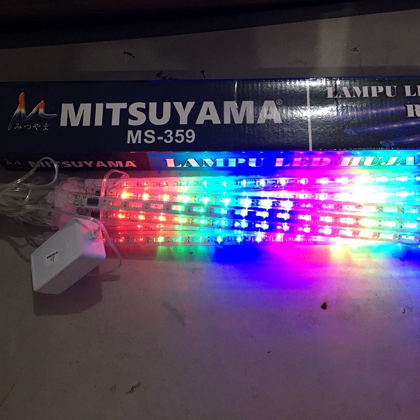 Lampu Hias METEOR AIR HUJAN Warna Warni PANJANG 50cm Mitsuyama MS359