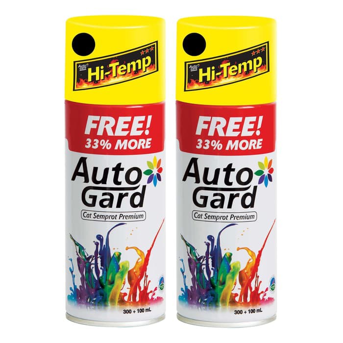 AutoGard Bundle Hi Temp H 25 x2 Tahan  Panas  Cat  Knalpot 