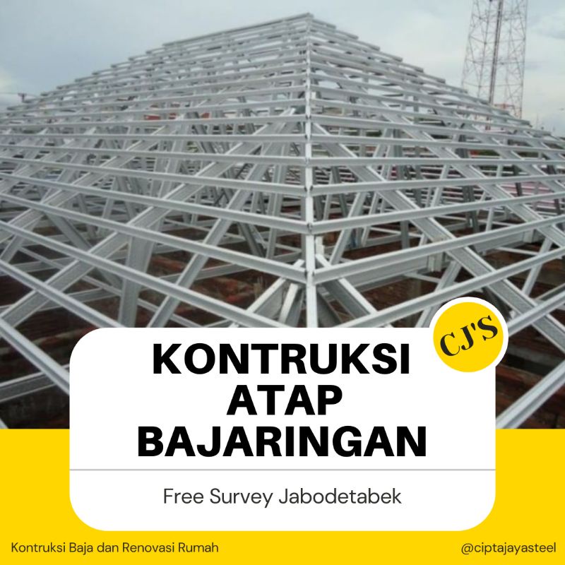 Kontruksi Atap Rumah Baja Ringan