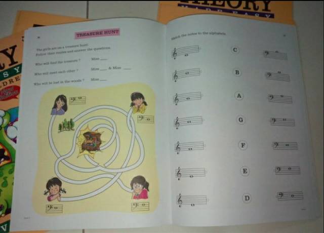 Theory made Easy for little Children level 2 by Lina Ng with stickers cover coklat
