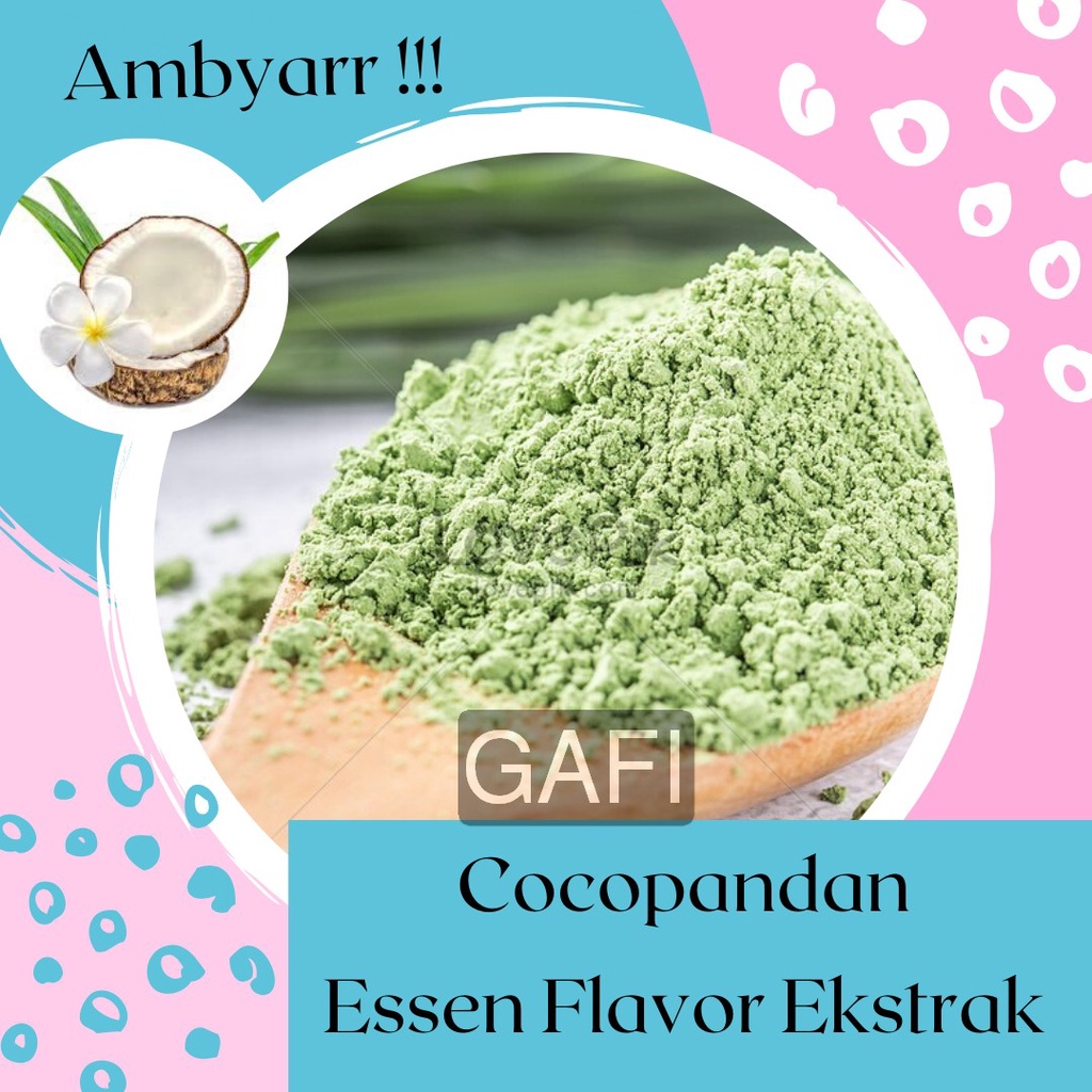 

Bubuk Essen Cocopandan 1/2Kg Tepung Essen Flavor Ekstrak Cocopandan Powder 500Gr Murah Premium Aneka Instan Asli Enak Terbaik Essence Flavour Extract Halal Murni Original No Sugar No Creamer Pabrik Grosir Agen Distributor Toko Reseller Open