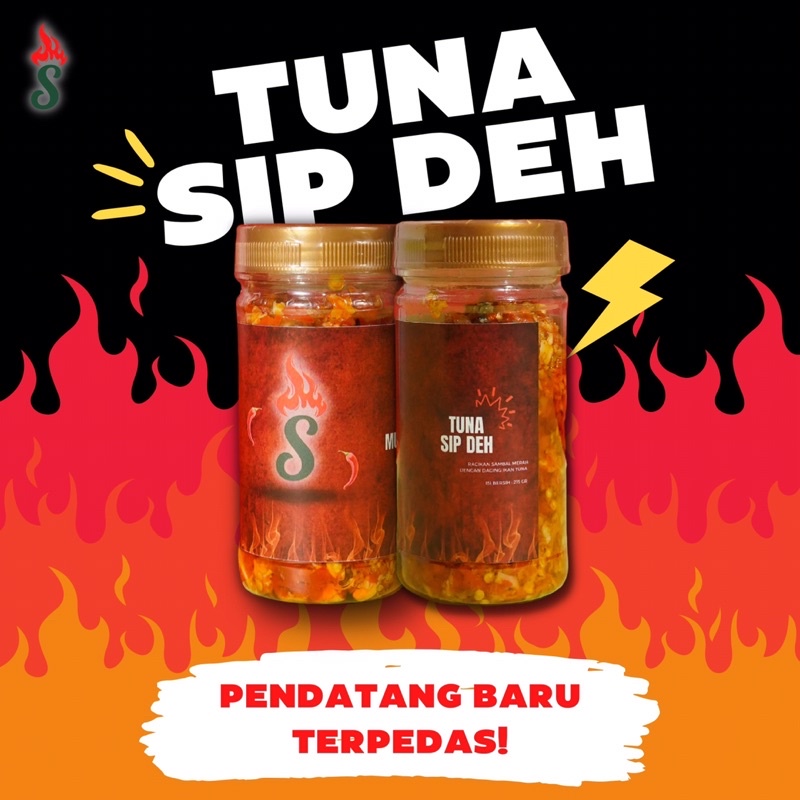 

Sambal Tuna - Sambal Rakyat - Tuna Sip Deh 215gr / Sambal Kemasan / Sambal Enak