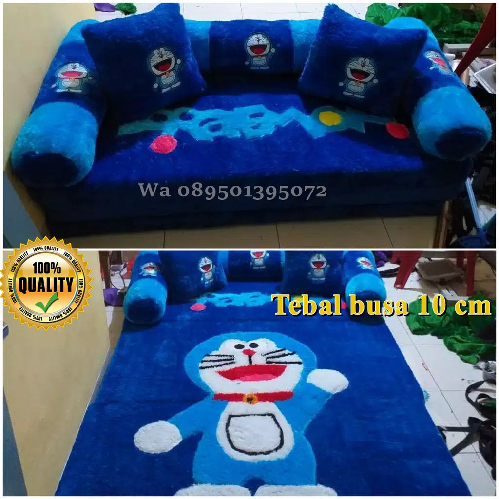 KASUR BUSA ROYAL FOAM - KASUR  LIPAT KARAKTER BULU RASFUR 10 CM