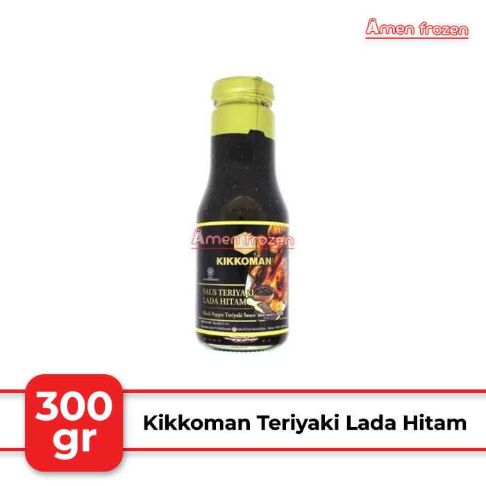 

KIKKOMAN TERIYAKI LADA HITAM 300gr