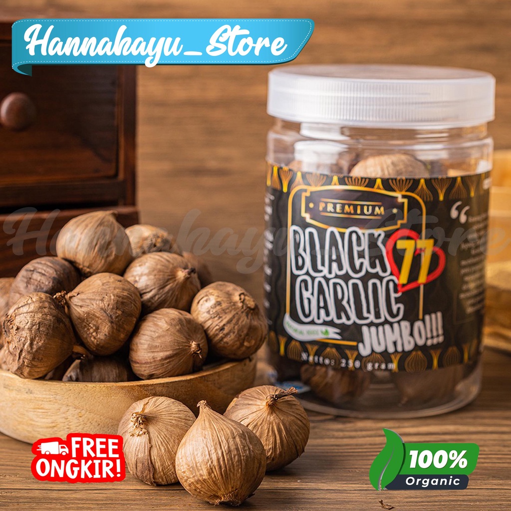 

Bawang Hitam Lanang/Black Garlic PREMIUM 250gr HERBAL DENGAN SERIBU MACAM KHASIAT