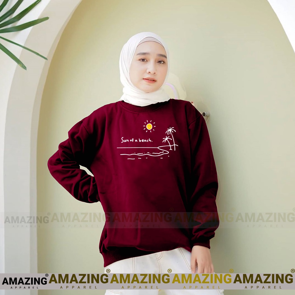 Sweater Sun Of Beach yELLOW Print - Hoodie Pria - Pakaian Pria - Jaket Hoodie - Fashion Pria