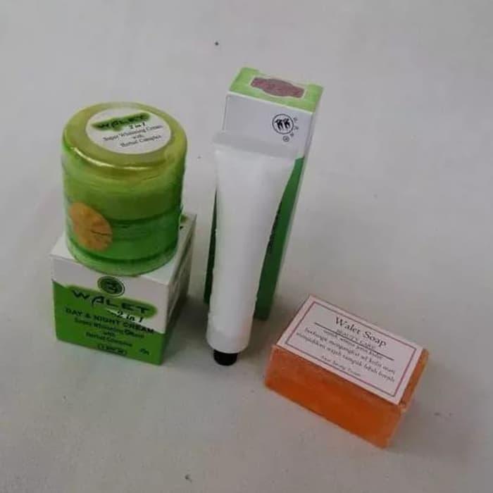 PAKET CREAM WALET 3IN1 ORIGINAL - CREAM WALET SUSUN+SALEP WALET+ SABUN | PEMUTIH, PENGHILANG FLEK &amp; JERAWAT|