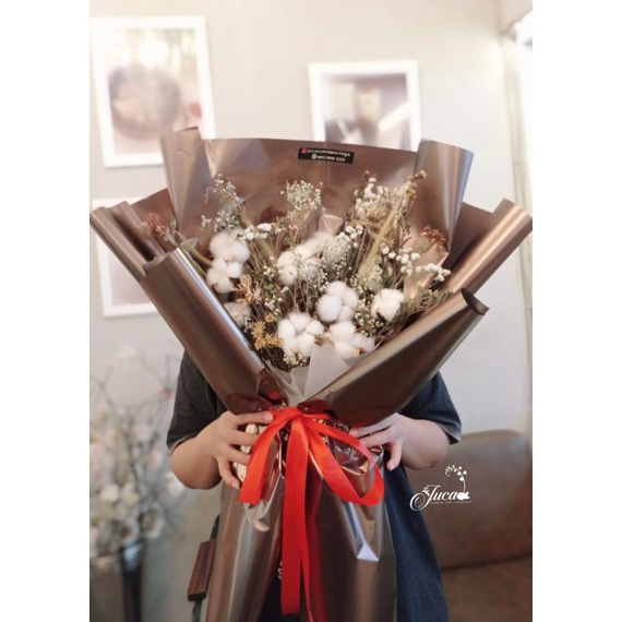 bunga kering/buket bunga kering/buket wisuda/buket birthday/wedding