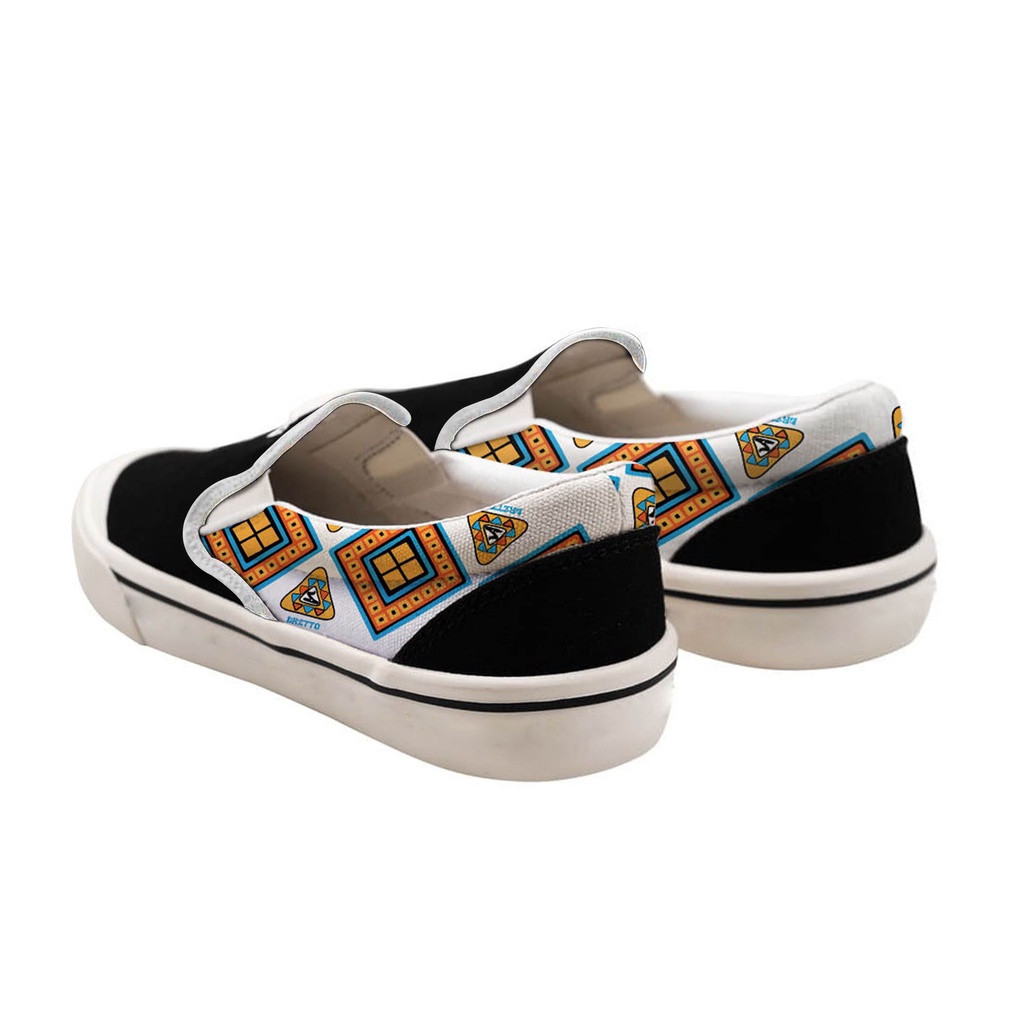 Dritto Slip on - Sepatu Slip On &quot;Yokubu&quot; - Black