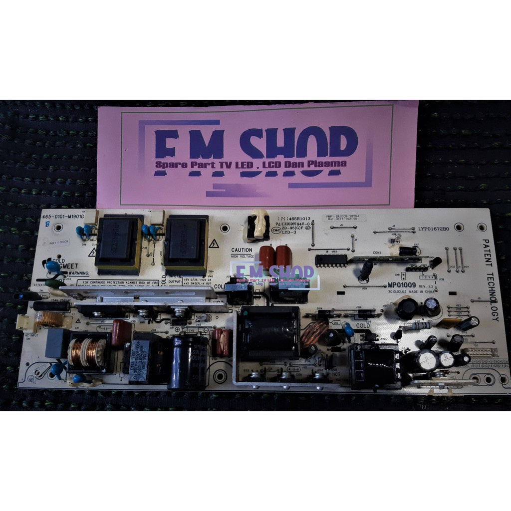 Power Supply TV Polytron PLM 32B70 - PSU TV Polytron PLM32B70