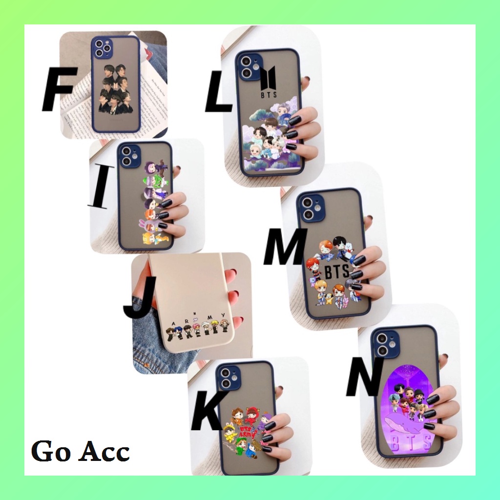 Casing Soft Kamera AA08 BTS for Xiaomi Redmi 2 2s 3s 4A 4X 5A 5 5+ 6 6A 7 7A 8 8A 9 9A 9i Prime 9C 9T 10 10A 10C 11 Note 2 3 4 4X 5A 6 Pro 10s 11s