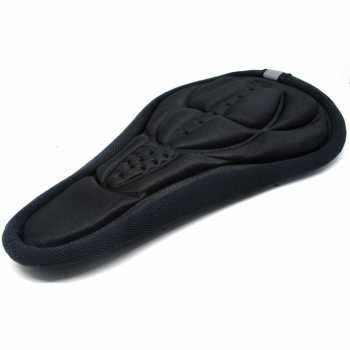 Jok Sadel Sepeda Sporty Silicone &amp; Sponge - Black