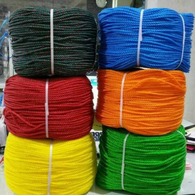 

tambang 8 mm merk hercules warna random harga per roll