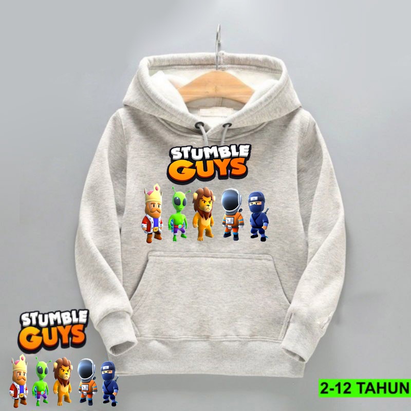 JAKET ANAK STUMBLE GUYS  JAKET HOODIE SABLON STUMBLEGUYS TANPA RESLETING