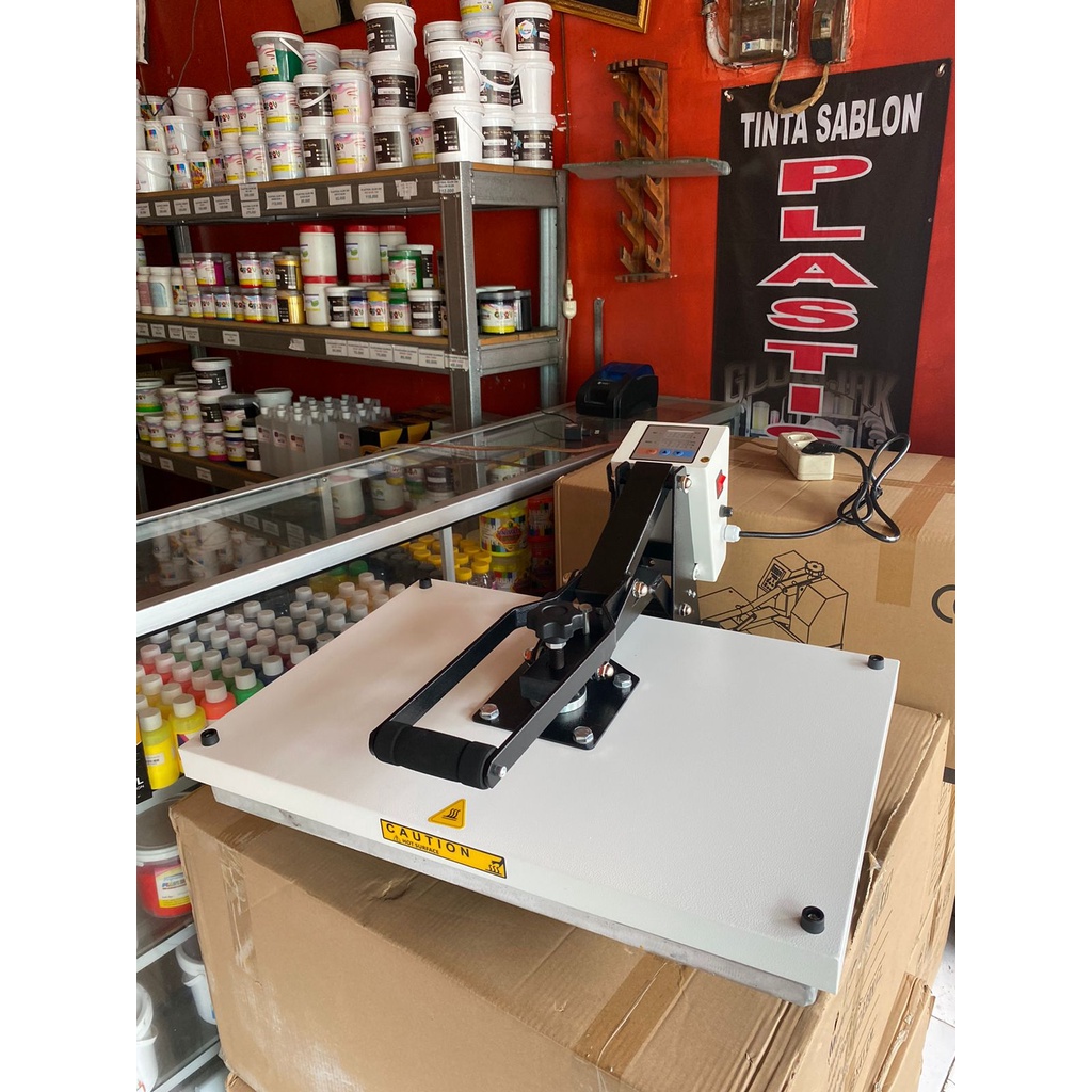 

PROMO MESIN HEAT PRESS KAOS SLIDE HIGHPRESSURE 40 X 60 1800watt