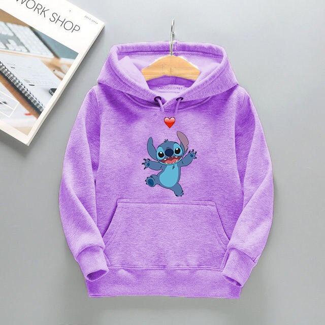 Hoodie anak LoveStich hoodie anak lucu M-XL