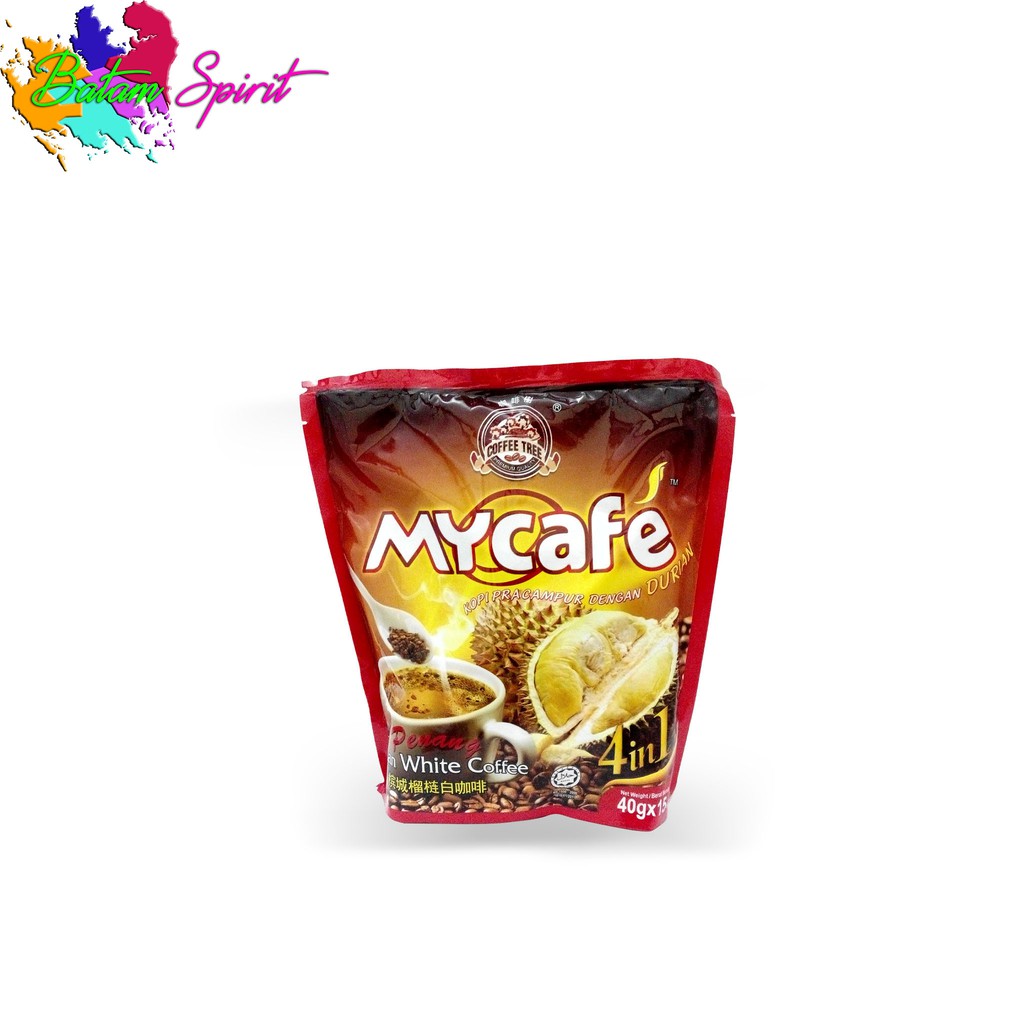 

COFFEE TREE 600gr MY CAFE DURIAN WHITE COFFEE 4 in 1 - BS