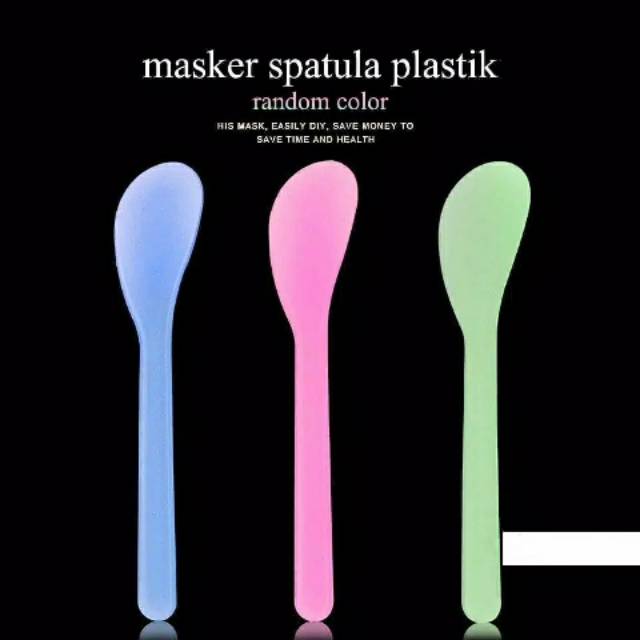 SPATULA PLASTIK MASKER WAJAH / MASKER SPATULA PLASTIK