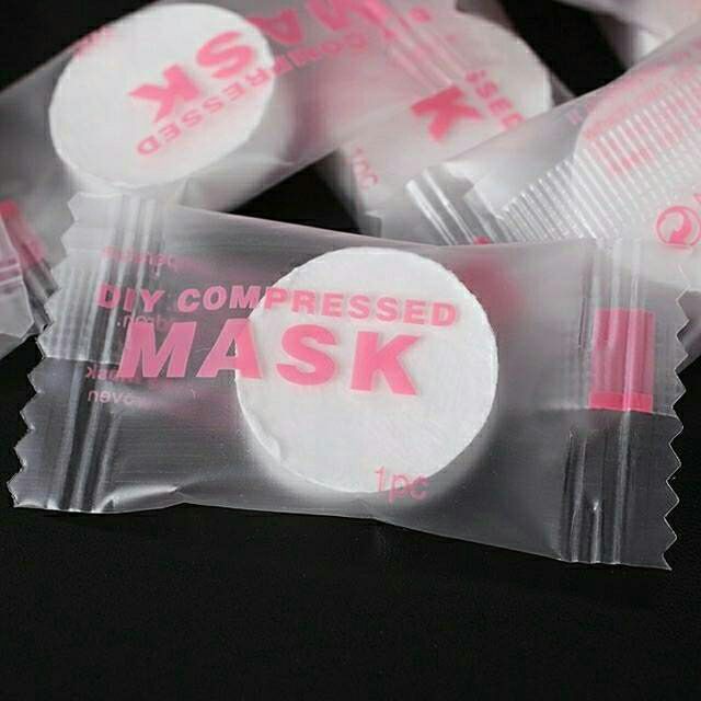 Compressed Mask/ Compressed Paper Mask