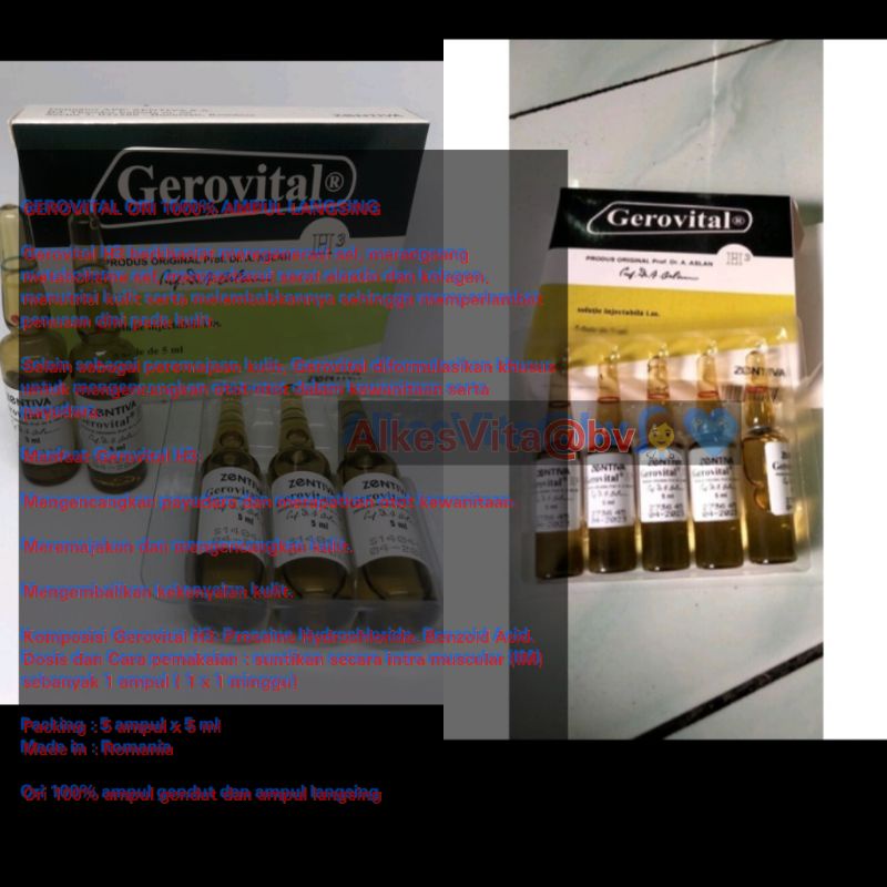Injeksi Gerovital Original