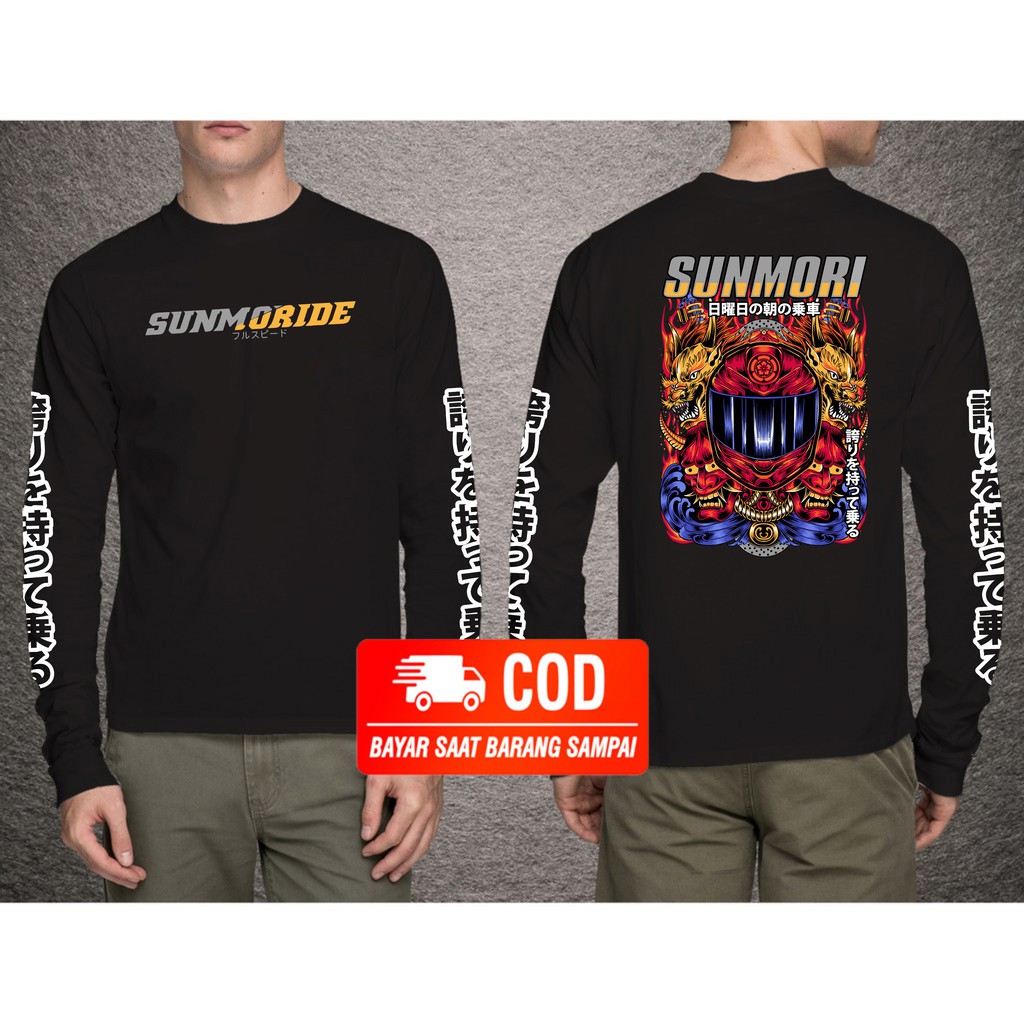 KAOS LENGAN PANJANG SUNMORI JEPANG BIG SIZE JUMBO