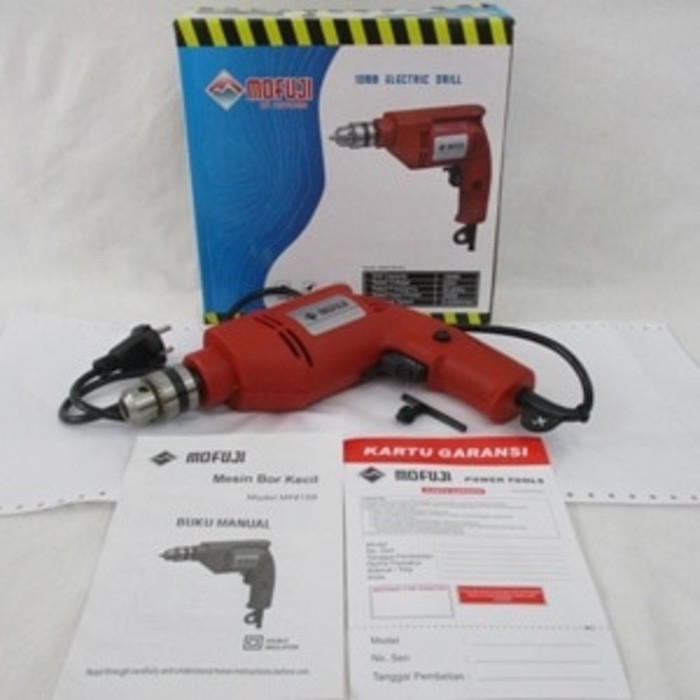 MOFUJI Electric Drill 10mm/Mesin Bor Low Watt 350w BY FUJIYAMA Garansi***