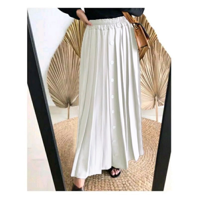 Rok Panjang Kancing Rempel