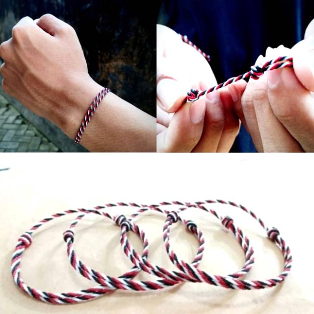 ready stok gelang tridatu gelang simple