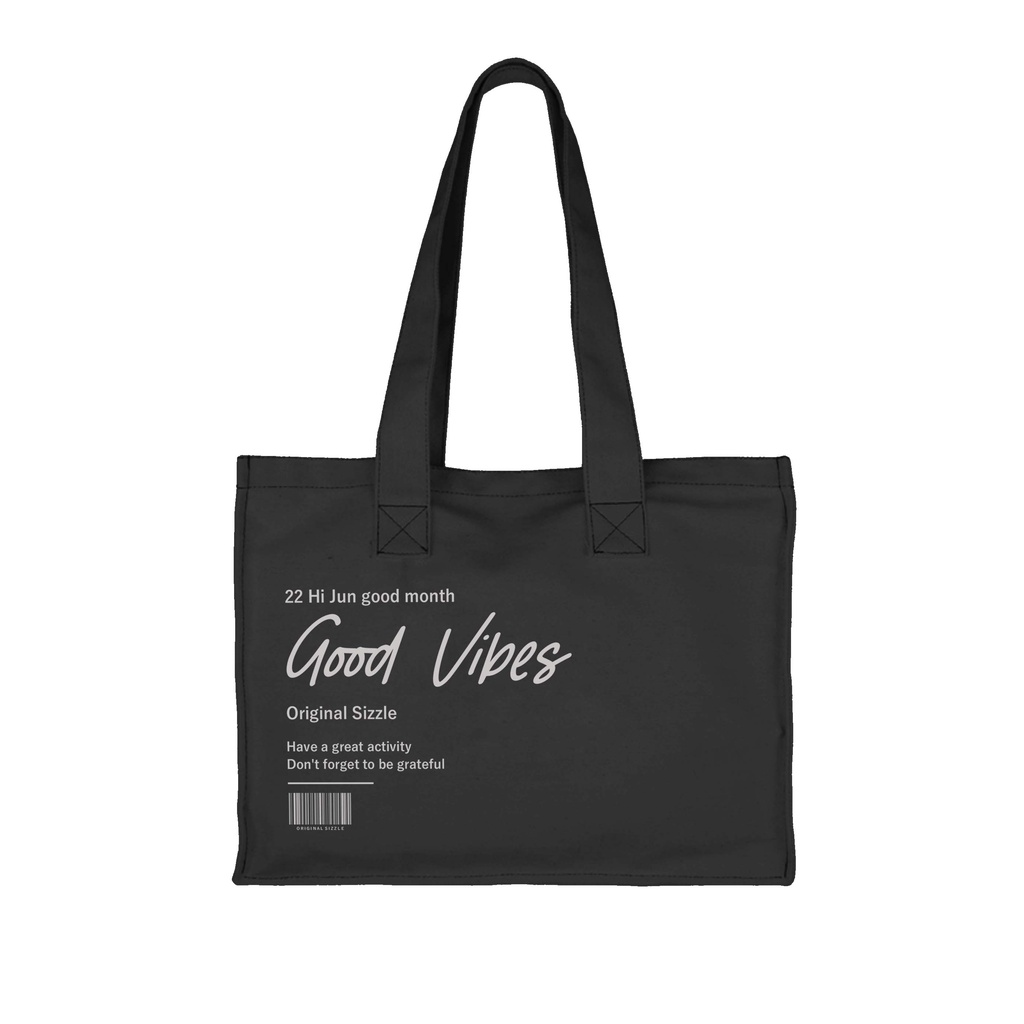 Sizzle - Vibes ToteBag - Tote Bag Kanvas