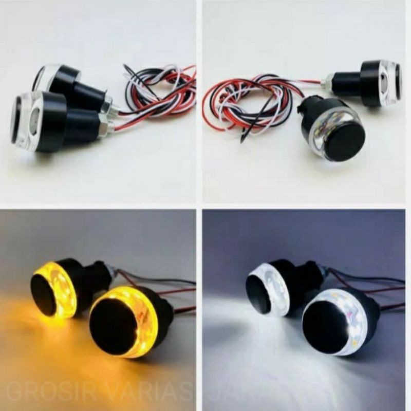 Lampu Sein LED Stang Motor LED Sen Handle Bar