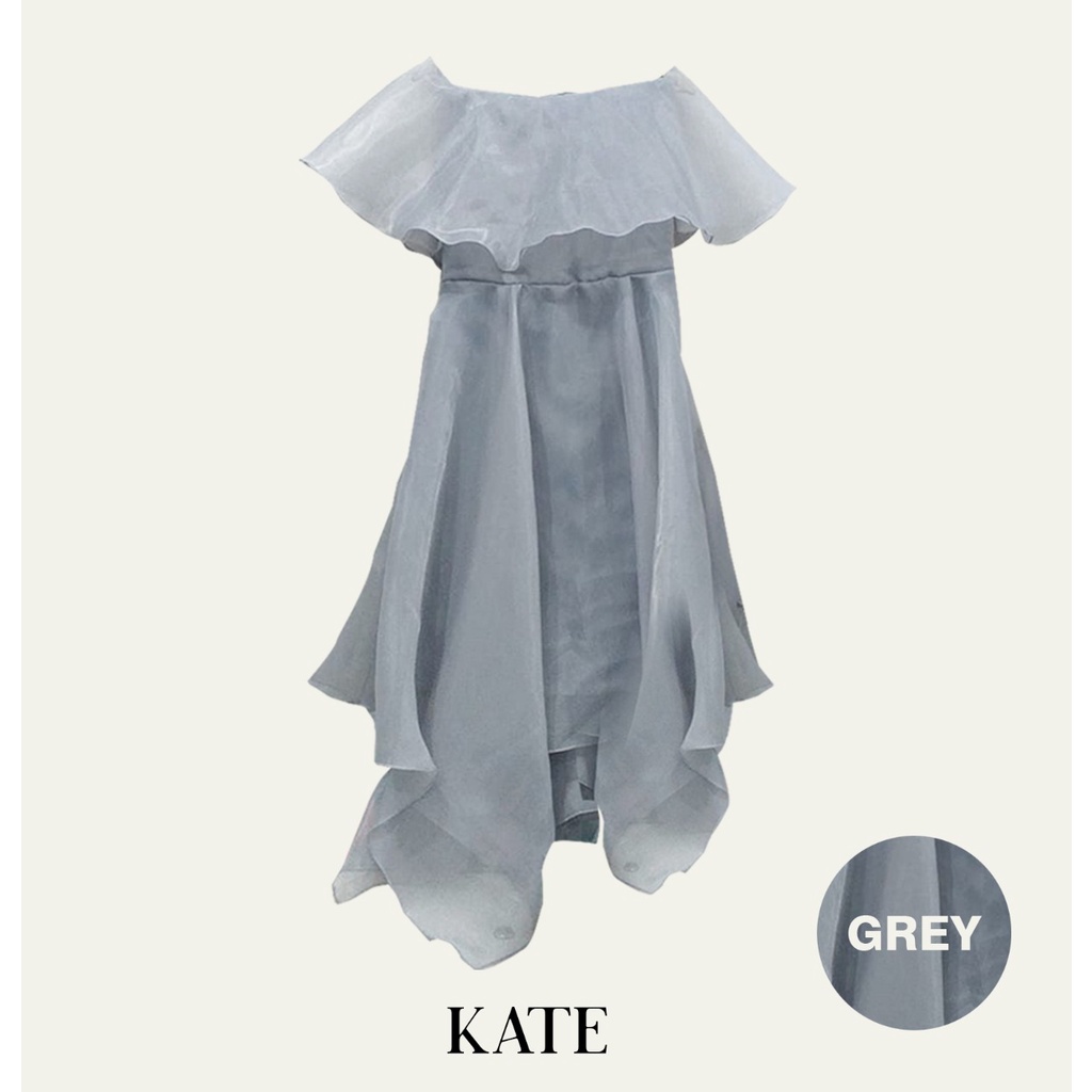 Kate Dress - Organza Dress Baju Pesta Kondangan Bridesmaid