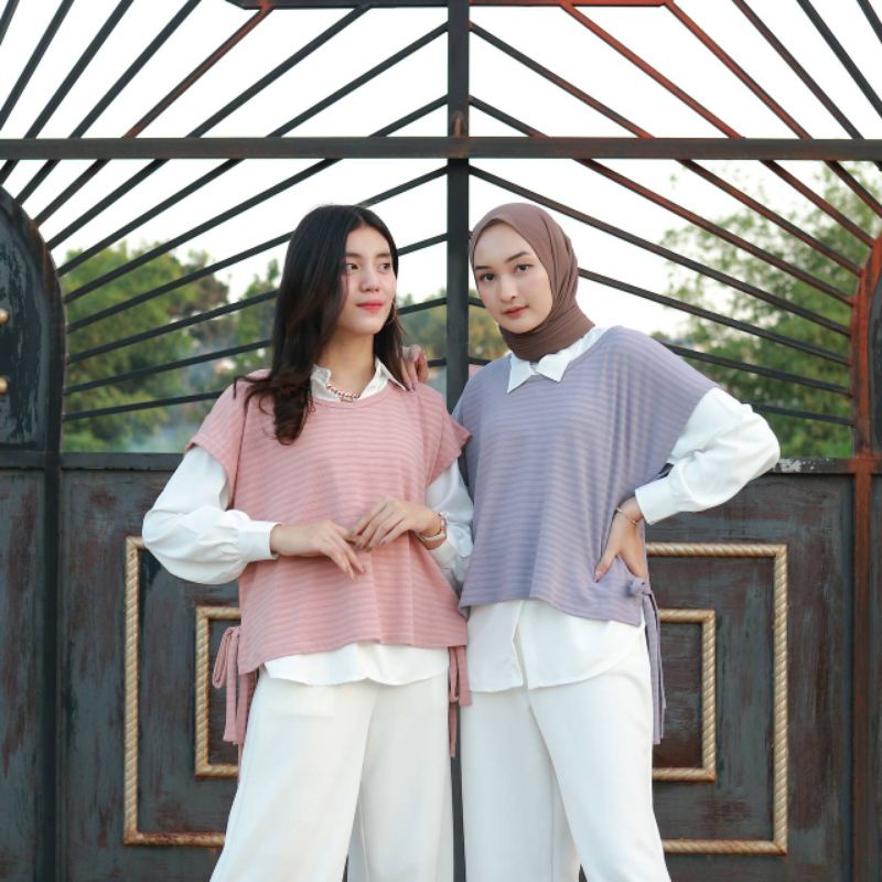 Tea Top - Atasan Wanita Polos - Tunik Wanita Polos - Tunik Polos - Tunik Muslim Polos - Blouse Wanit