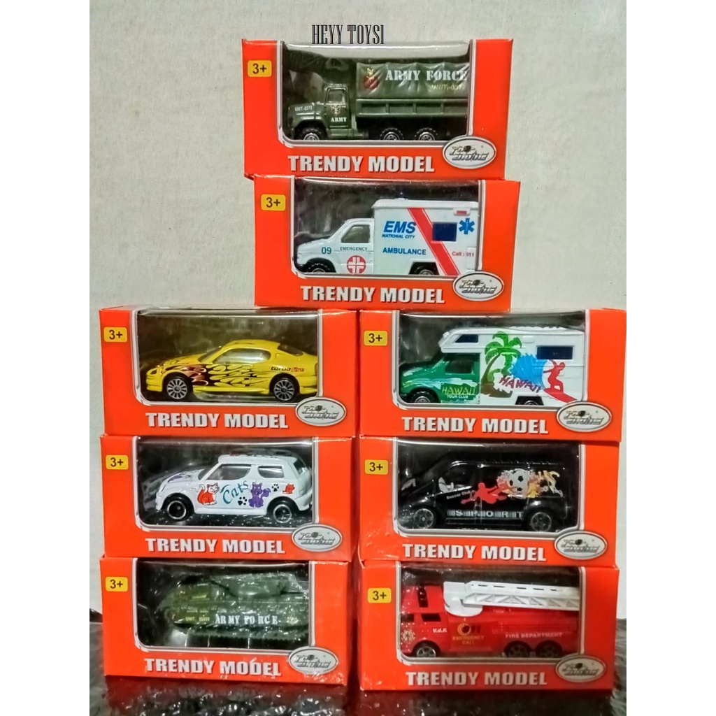 MAINAN MOBIL DIECAST MINI MAINAN MOBIL KECIL STREET MACHINE MAINAN MOBIL MOBILAN ANAK LAKI LAKI