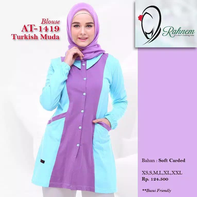 ATASAN MUSLIM WANITA / RAHNEM AT - 1419 / BLOUSE