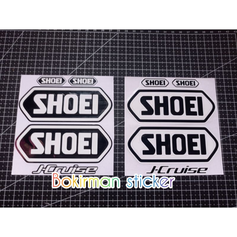 STICKER SHOEI J CRUISE HELM VISOR CUTTING 1 SET