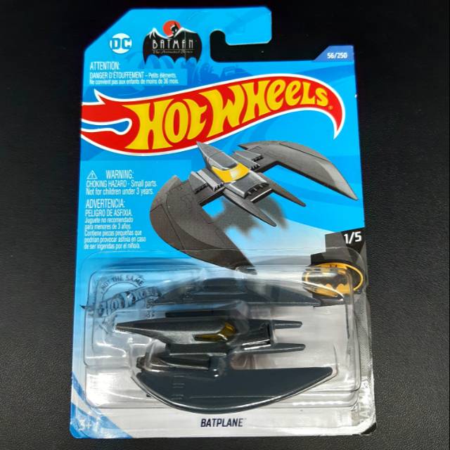 Hot Wheels Regular Batman Batplane Original By Mattel