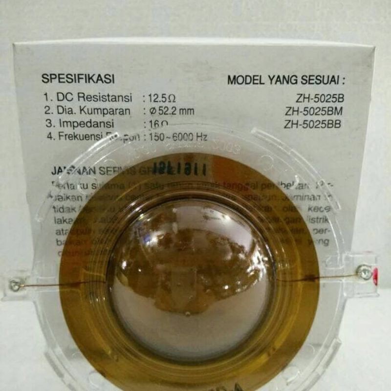 Spull Toa ZG-30D-A Original Untuk corong 25 Watt