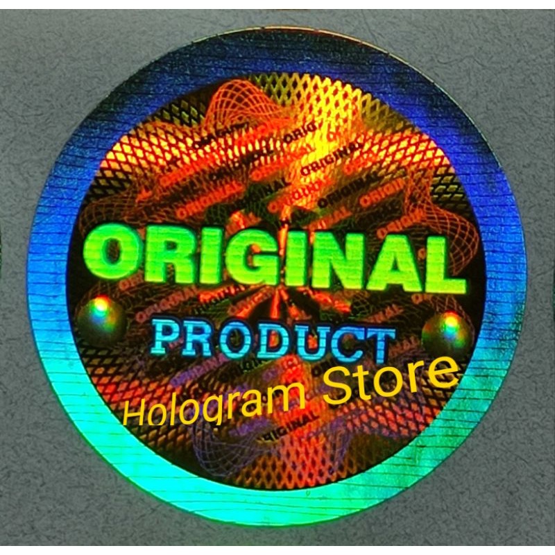 

Stiker hologram Original "mutiara" silver