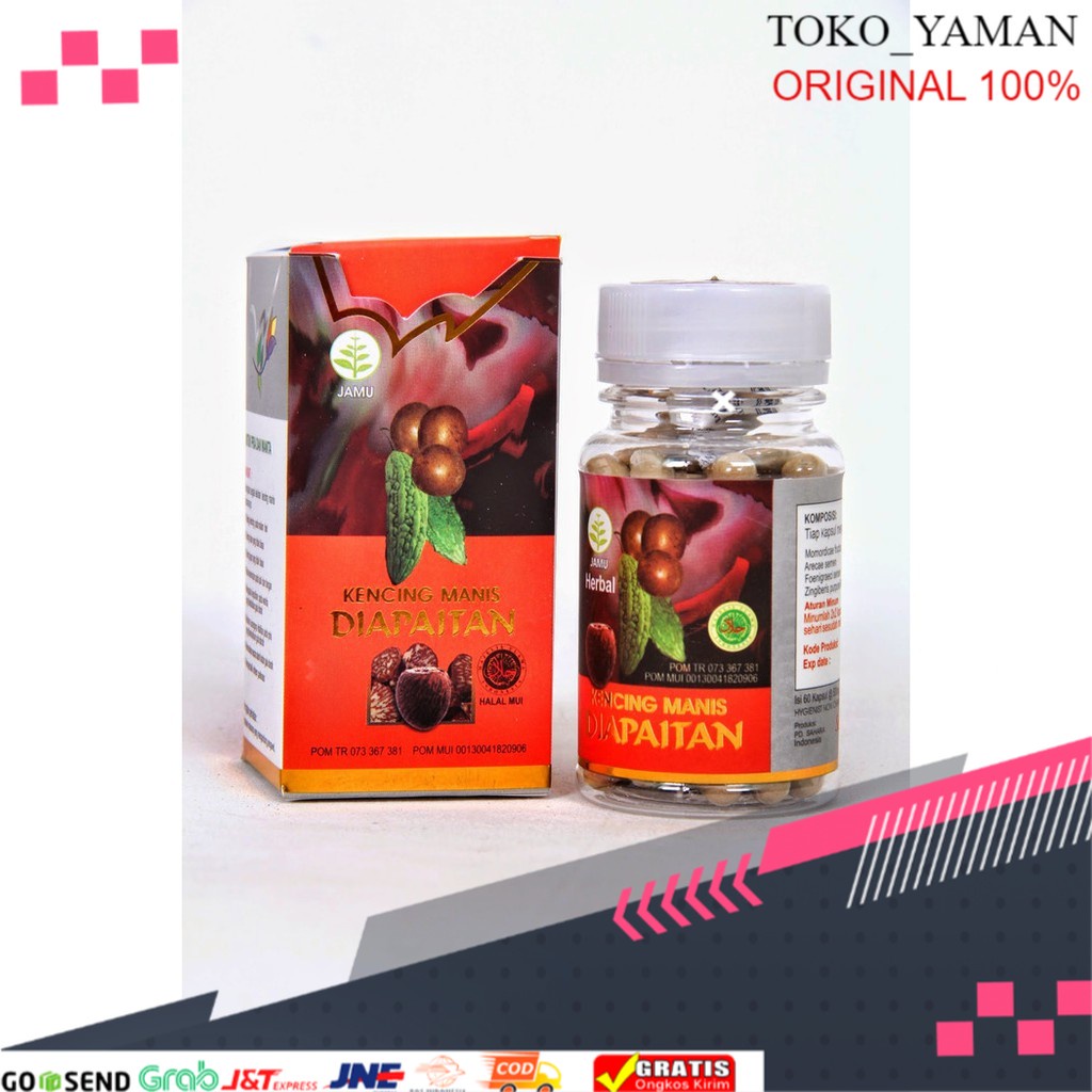kapsul diapaitan PD sahara Obat Herbal untuk diabetes kencing manis dan obat gola darah
