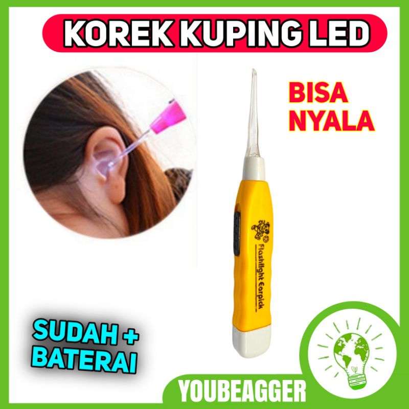 Korek Kuping LED bisa nyala